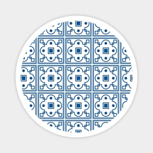 Geometric Mediterranean pattern Magnet